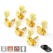 NEW Gotoh SD510-SL MG LOCKING Tuning Keys Set Keystone w/ C-A-R-D - 3x3 - GOLD
