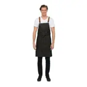 Chef Works Berkeley Black Bib Apron