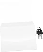 Gadpiparty Clear Acrylic Ballot Box With Lock Versatile Donation Box For Fundraising Secure Suggestion Box For Office School And Events