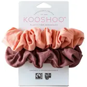 Kooshoo Organic Scrunchies Coral Rose