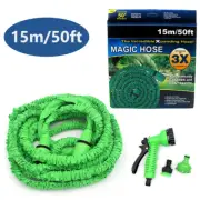 Expandable Garden Hose 50 FT, Leakproof Flexible Hose Design Retractable Hose