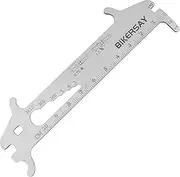7-in-1 Bike Chain Checker Chain Hook Bolt Measurement Bicycle Chains Wear Indicator Cycling Chain Tool Presta Valve Core Extender Installation Removal Tool
