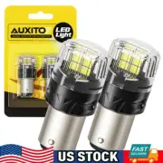 2Pcs 6500K White 1157 Bay15d 13SMD LED Car Truck Tail Brake Stop Light Bulb 12V (for: Volvo)