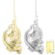 2 Pcs Infusers Stainless Steel Tea Strainer Teapot Coffee Filters Office
