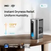 Dreo 6L Humidifier for Bedroom, Smart Warm & Cool Mist for Large Room Purple