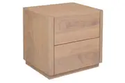 CT Gatsby Solid Timber 2 Drawer Bedside Table