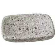 PUMICE STONE SOAP DISH Draining RECTANGULAR or OVAL Your Choice by Kingsley