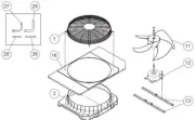 FUJITSU K9380663010 aka 9380663010 FAN GUARD C DW VAB 460