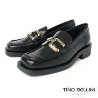 在飛比找momo購物網優惠-【TINO BELLINI 貝里尼】義大利進口方頭雙環樂福鞋