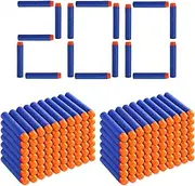 TiGog Pack of 200 Arrows for Nerf Elite 2.0, Darts for Nerf Accessories, Darts Bullets for N-Strike Elite Series, Soft Foam Darts, Dart Accessories for Nerf Gun Elite, Blue