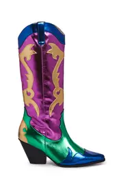 Hot Swagger Cowboy Boots - Purple