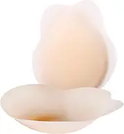BSISTBNO Ultra Thin Adhesive Bra Added Lift Nipple Covers Invisible Strapless Backless Silicone Sticky Bras