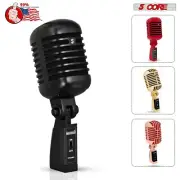 5Core Vintage Microphone Classic Dynamic Professional XLR Studio Retro Style Mic