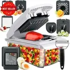 9-in-1 Vegetable Chopper Slicer Dicer Onion Cutter Spiralizer Kitchen Gadget