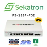 ♻️ NEW Fortinet FS-108F-POE 8-Port Gigabit PoE+ Managed Switch – ⚡Fast Ship