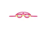 Mirage Slide Pink Kids Swimming Goggles with Bonus Silicone Ear Plugs