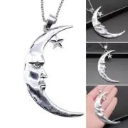 Moon Pendant Necklace Sparkle-Crescent-Moon Pendant Necklace Little Girl Jewelry