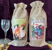 NEW! NANCY DREW Wine Bags | Nancy Drew Books Gift | Birthday Gift Wine Bag