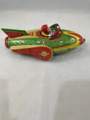 ROCKET RACER Friction Grip Tin Toy In box