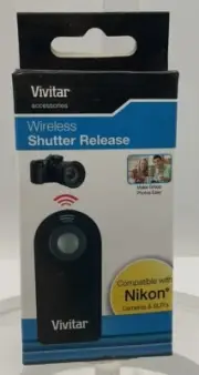 New Vivitar Wireless Camera Remote Shutter Release Control Nikon VIV-RC6-NIK-BX