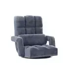 Floor Sofa Bed Lounge Chair Recliner Chaise Chair Swivel Charcoal