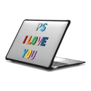 MacBook Air 13-inch (M1 / Intel) Impact Case PS I Love You Rainbow Shadow Transparent