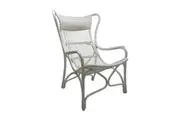 CR Conner Rattan Living Chair - White