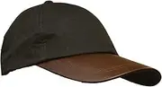 [Walker and Hawkes] Wax Brunswick Baseball Cap w/Leather Peak - One-Size