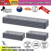 Greenfingers Garden Bed 320X80X45cm Planter Box Raised Container Galvanised Herb