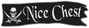 Bumper Stickers: NICE CHEST (Breasts) | Pirates Flag Skull Crossbones Joke