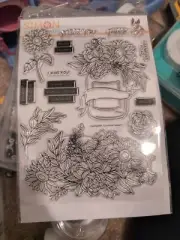 Simon Says Stamp Sunshine Flowers 6x8 Stamp Set