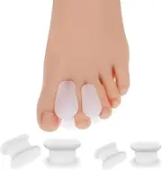 12 Pack Gel Toe Spacers, Toe Separators for Women Men Bunion Corrector Toe Spreaders Soft Toe Straightener for Crooked Toes, Overlapping Toes, Hammertoe Correction(6L+6S)