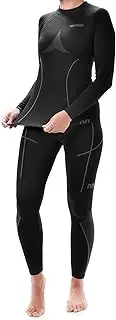 Meteor® Thermounterwäsche Damen Funktionswäsche Atmungsaktiv Set Thermoaktiv unterwäsche Thermounterhemd Funktionsunterwäsche Skiunterwäsche Mädchen Thermo Sportunterwäsche