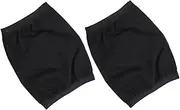 [FRCOLOR] 2Pcs Compression Arm Sleeves for Slimming Flexible Arm Trainer Wraps for Sports Workout Lose Water Weight Suitable for Black Silver