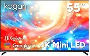 Kogan 55" Mini-LED QLED 4K Smart AI Google TV - MQ8T - KAQL55MQ8TA - 55 Inch