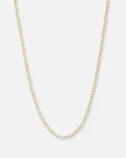 [SAINT MORTA] Saint Morta 2mm Micro Tennis Chain Iced Gold - Size 18 18 Iced Gold