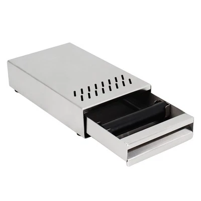 Espresso Knock Box Drawer, Stainless Steel Coffee Grounds Container with Remo...