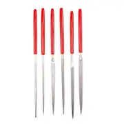 EZELAP 140mm Diamond Fine Needle File Set - 6 Piece 600F