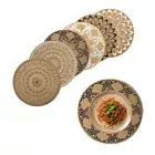 Table Mats Dining Placemat PVC Mat Set Insulation Tableware Round 38cm AU