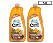 2 x Earth Choice Wooden Floor & Surface Cleaner - 750mL