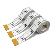 3 Pack Soft Measuring Tape for Body,Double Scale Fabric Craft Tape Measure