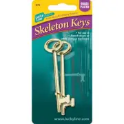 Lucky Line Zinc Skeleton Key, (2-Pack) 87002 Lucky Line 87002 085721870026