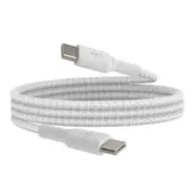 Belkin BoostCharge 0.15m 60W USB-C to USB-C Cable (White)