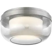 George Kovacs P952-1-084-L First Encounter Family Flush Mount Brushed Nickel