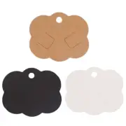 100 Count Necklaces Cards Paper Texture Convenient Jewelry Cards for Displaying