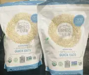 4 ~24 Oz Bags One Degree Organic Sprouted Quick Oats Non-GMO Gluten Free Oatmeal