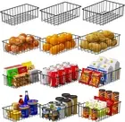 12pcs Small Wire Storage Baskets for Organizing,Pantry Organization Bins-3 sizes