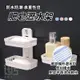 浴室置物架 免打孔肥皂盒衛生間瀝水創意壁掛香皂架浴室置物架吸盤雙層肥皂架