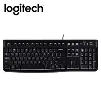 在飛比找PChome24h購物優惠-Logitech 羅技 K120 有線鍵盤