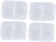 COLLBATH 4Pcs Replacement Activated Carbon Filters for Pet Water Fountain Hygienic Durable Water Dispenser Filters for Cats and Animals for Cleaner Drinking Water